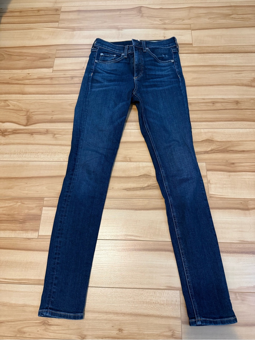 Dark Blue Women’s Slim Straight Jeans